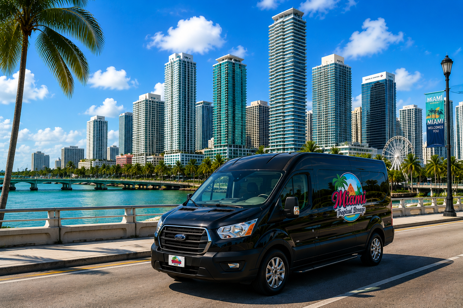 Miami Downtown and Brickell skyline